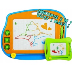 Znikopis Tablica Magnetyczna 2w1 Mała i Duża 3 Pieczątki