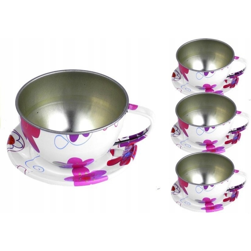 Piękny Metalowy Serwis Do Herbaty Zestaw Kuchenny