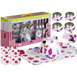 Piękny Metalowy Serwis Do Herbaty Zestaw Kuchenny