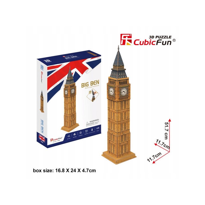 Puzzle 3D Zegar Big Ben 20094 DANTE