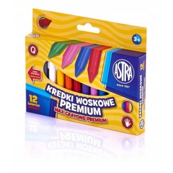 Kredki woskowe 12kol ASTRA