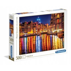 Clementoni Puzzle 500el Amsterdam nocą 35037 p6