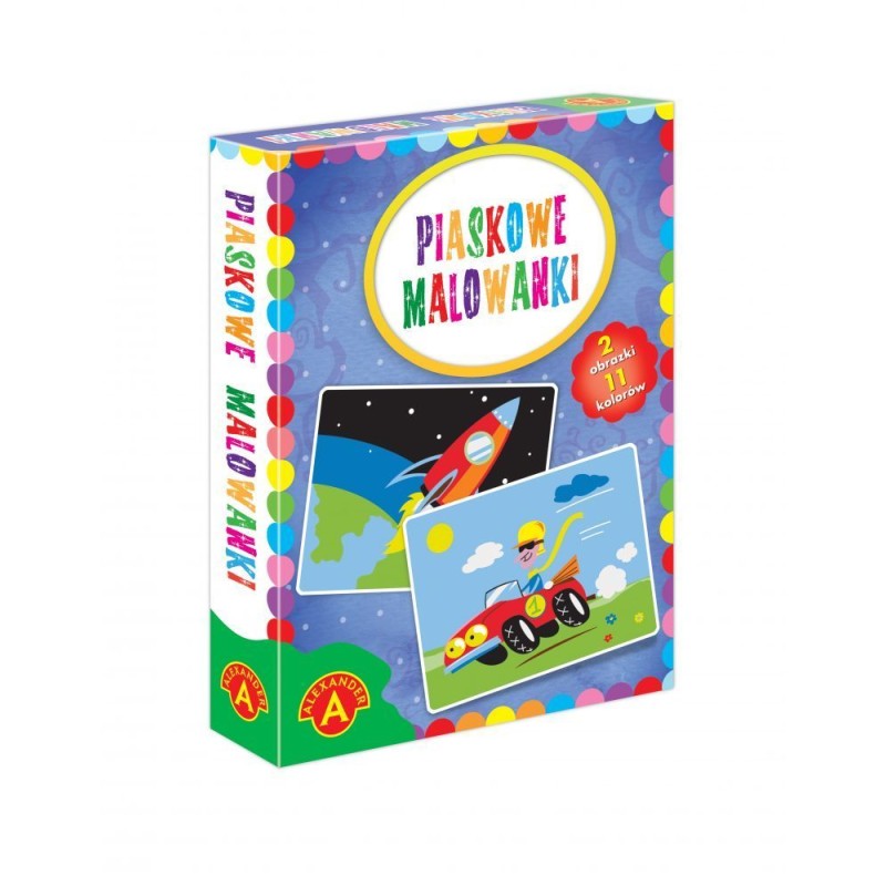 Piaskowe malowanki - auto i rakieta 2465 ALEXANDER p12