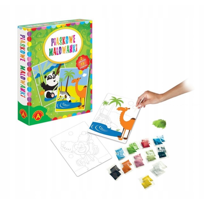 Piaskowe malowanki - panda i wielbłąd 2464 ALEXANDER p12