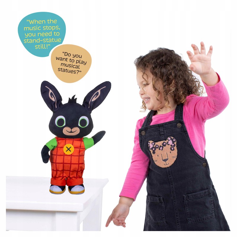 BING Roztańczony Króliczek Bing Interaktywna przytulanka, pluszak