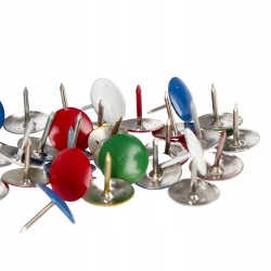 Pinezki kolorowe blister 30szt. STARPAK