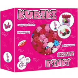 Klocki Kubiki Pinky ABINO