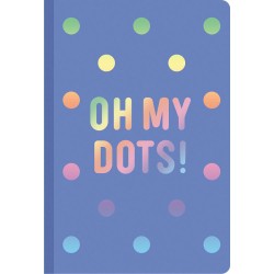 Brulion A5 80k kratka kremowy papier Oh my dots 101020057