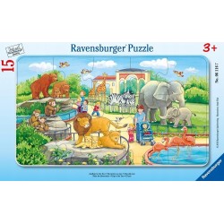 Puzzle 15el ramkowe Wycieczka do Zoo 061167 RAVENSBURGER p24