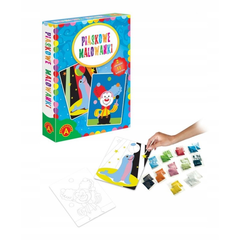 Piaskowe malowanki - foka/klaun 2463 ALEXANDER p12