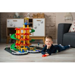 Polesie 38104 Parking garaż pięciopoziomowy z drogą i samochodami