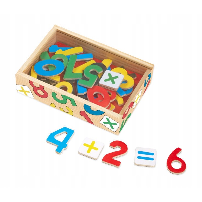 MELISSA Magnetyczne drewniane cyfry 10449