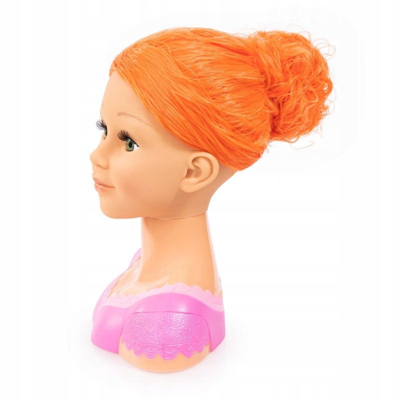 PROMO Bayer Głowa do czesania stylizacji Charlene Super Model + kosmetyki 9