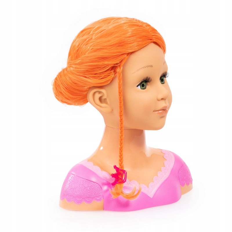 PROMO Bayer Głowa do czesania stylizacji Charlene Super Model + kosmetyki 9