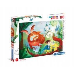 Clementoni Puzzle 180el The Dragon and the Knight 29209