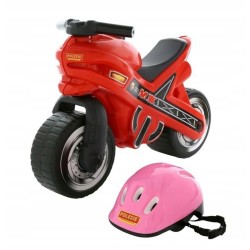 Polesie 46765 Jeździk motor MIX z kaskiem