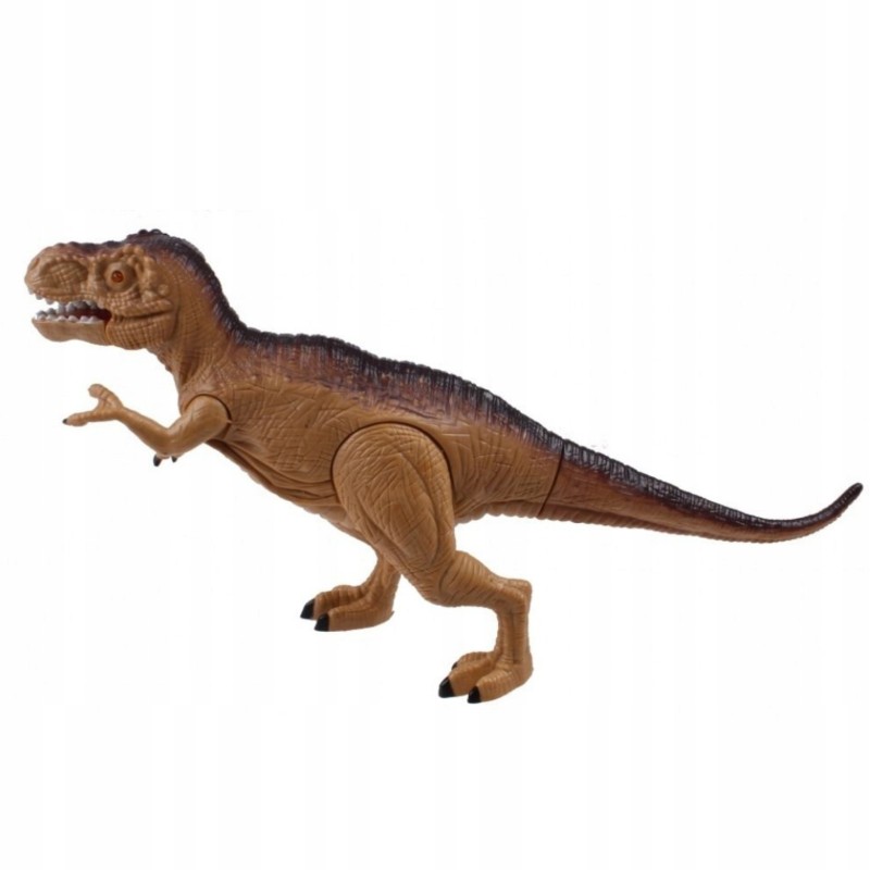 DINOZAUR EFEKTY ŚWIETLNE I DŹWIĘKOWE RUCHOMY ŚWIECĄCE OCZY TYRANOZAUR