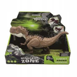 INTERAKTYWNY DINOZAUR FIGURKA CHODZI RUSZA SIĘ RYCZY ŚWIECĄCE OCZY LED