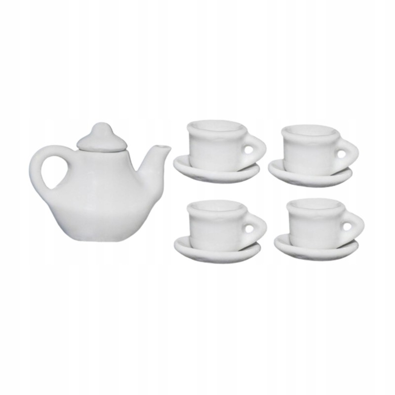 ZESTAW DO HERBATY DO MALOWANIA FILIŻANKI FIGURKI GIPSOWE GIPS FARBKI XXL