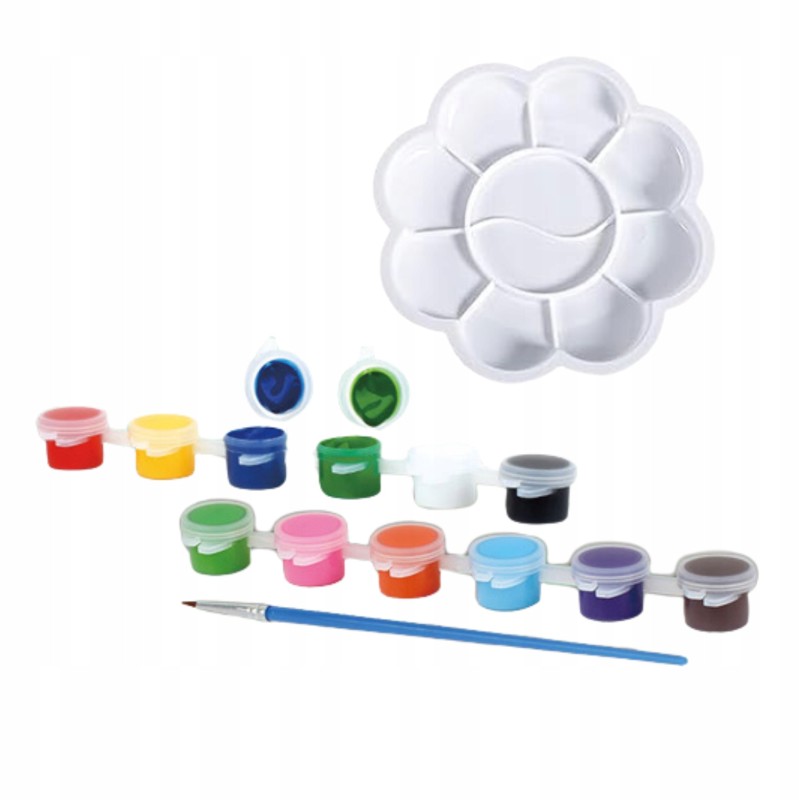 FIGURKA GIPSOWA DO MALOWANIA ŻYRAFA MAŁY ARTYSTA ZESTAW ARTYSTYCZNY FARBKI