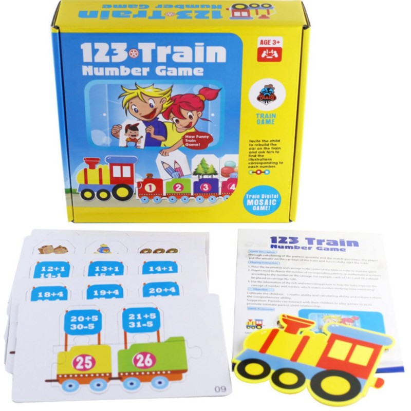 GRA ZRĘCZNOŚCIOWA NAUKA MATEMATYKI POLICZ POCIĄG