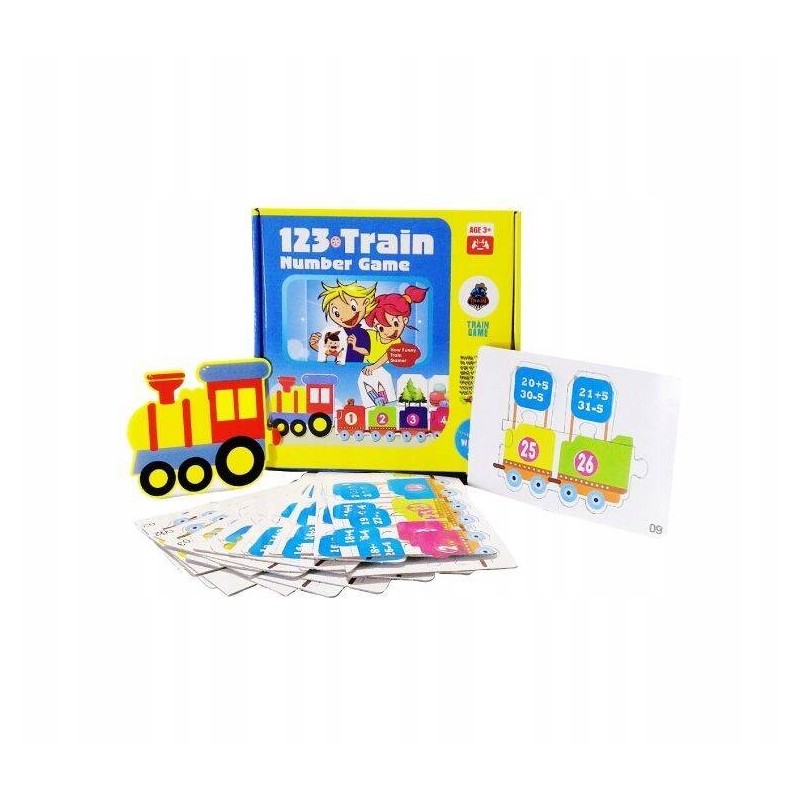 GRA ZRĘCZNOŚCIOWA NAUKA MATEMATYKI POLICZ POCIĄG