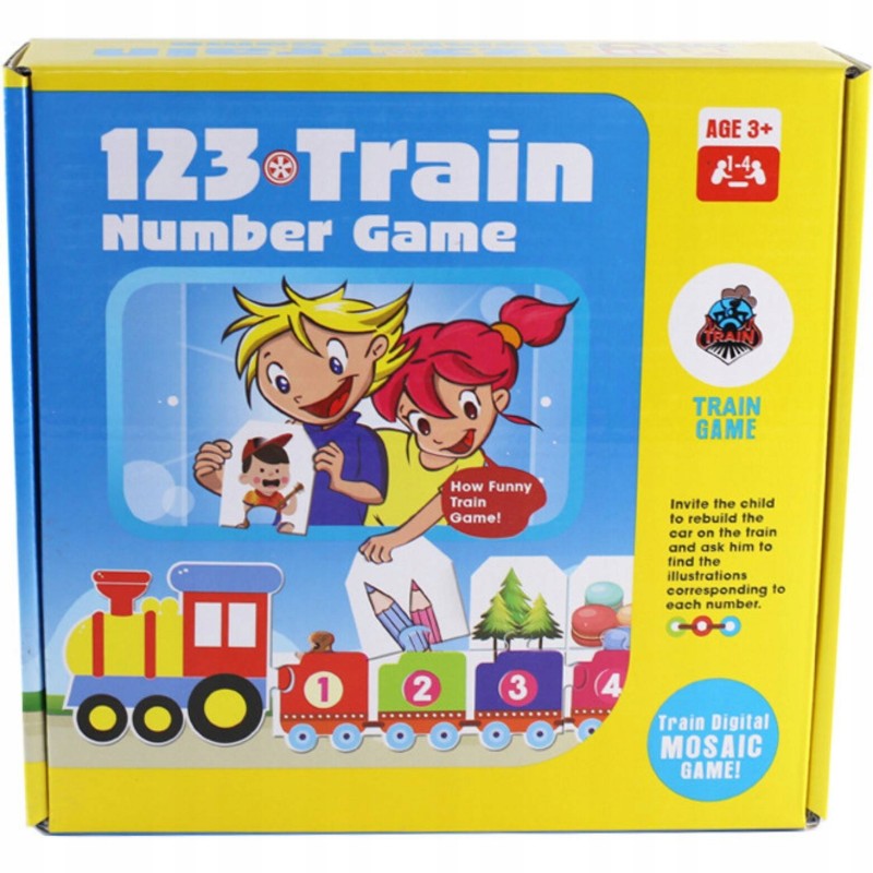 GRA ZRĘCZNOŚCIOWA NAUKA MATEMATYKI POLICZ POCIĄG