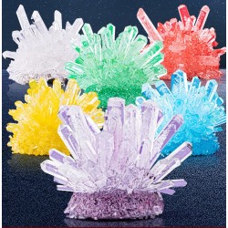 ZESTAW NAUKOWY EDUKACYJNY HODOWLA KRYSZTAŁY LED DINOZAUR KOLOROWE PROSZKI