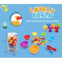 ZESTAW DO NAUKI LICZENIA I KOLORÓW GRA MONTESSORI