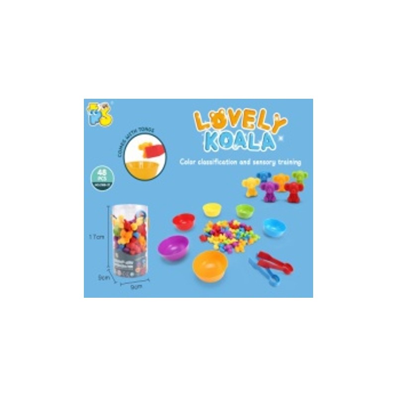 ZESTAW DO NAUKI LICZENIA I KOLORÓW GRA MONTESSORI