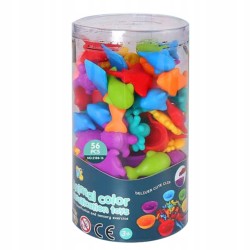 ZESTAW DO NAUKI LICZENIA I KOLORÓW GRA MONTESSORI