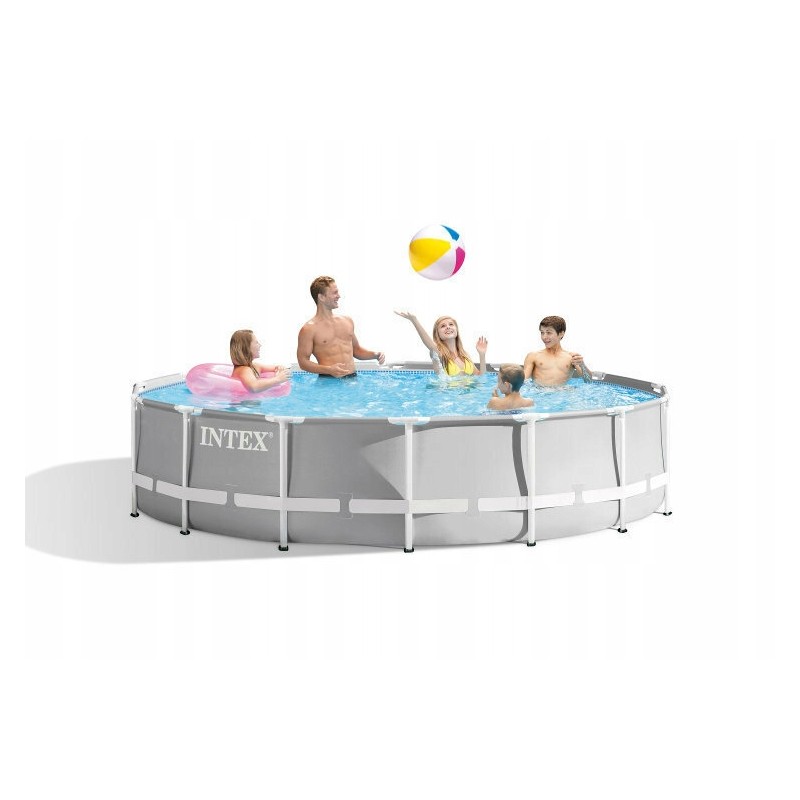 Basen stelażowy Prism Frame 427cmx107cm z pompką 12V 26720GN INTEX