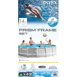 Basen stelażowy Prism Frame 427cmx107cm z pompką 12V 26720GN INTEX