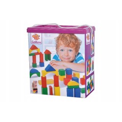 Kolorowe klocki w wiaderku 100 elementów 0171 Eichhorn