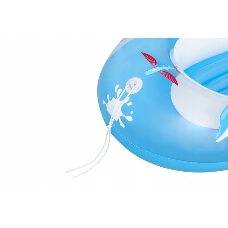 Dmuchana Łódka Niebieska Delfin 102 x 69 cm Bestway 34037