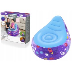 Dmuchany Fotel Kosmos LED 72 x 72 x 64 Bestway 75122 Fioletowy