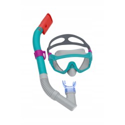 Zestaw Do Nurkowania Maska, Rurka, Płetwy Niebieski Bestway 25020