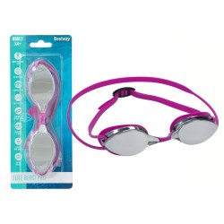 Okulary Do Pływania Lustrzane Różowe Bestway 21066