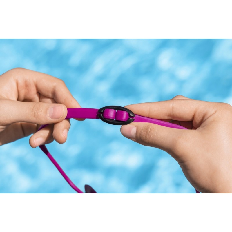 Okulary Do Pływania Lustrzane Różowe Bestway 21066