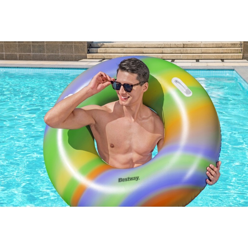 Dmuchane Koło 119 cm Tęcza Bestway 36352