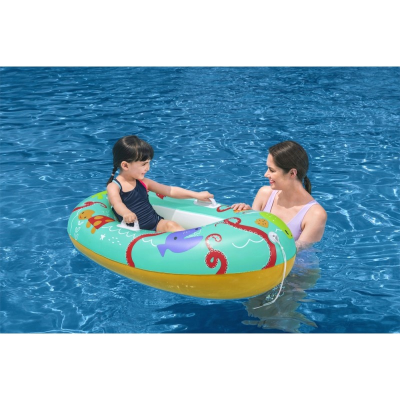 Dmuchany Ponton Dla Dzieci 119 cm x 79 cm Niebieski Bestway 34009