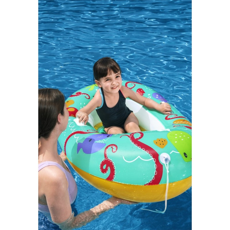 Dmuchany Ponton Dla Dzieci 119 cm x 79 cm Niebieski Bestway 34009