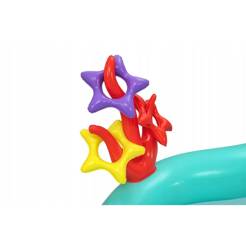 Dmuchany Plac Zabaw Mała Syrenka 221 x 193 x 117 cm Bestway 91097