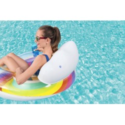 Dmuchane Koło Do Pływania 107 cm Tęczowe Bestway 43647